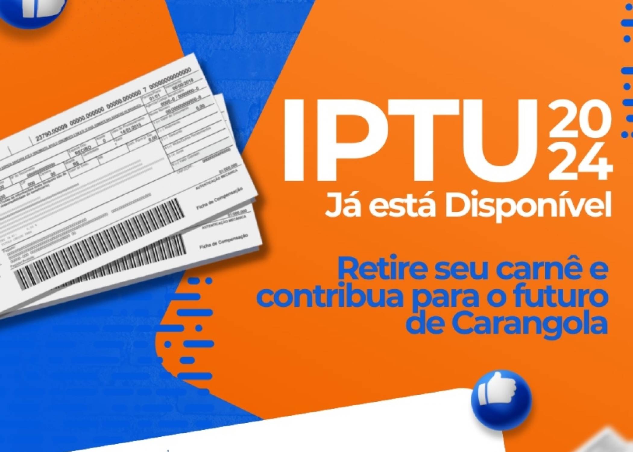 IPTU 2024 JÁ ESTA DISPONÍVEL