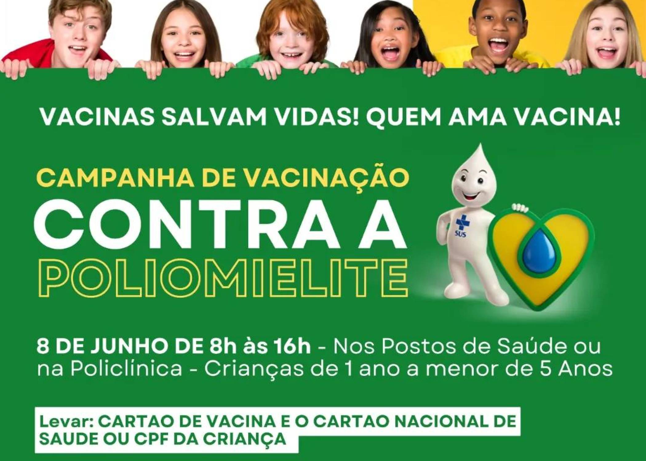 Campanha de Vacinação Poliomielite